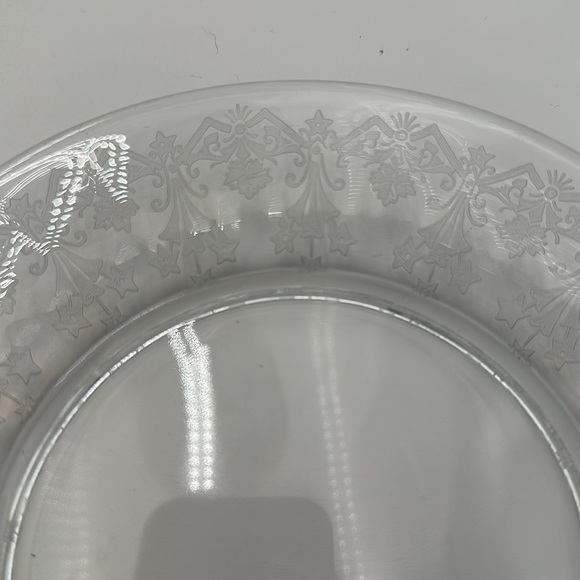 Vesta Clear Luncheon Plate by Glastonbury Lotus- set of 4 - Picture 13 of 16